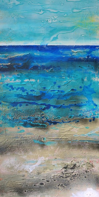 Stages,cours Atelier  DUO  - Peinture abstraite - Techniques mixtes 