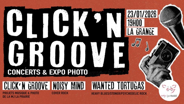 Concerts Click N Groove : soirée concert expo photo