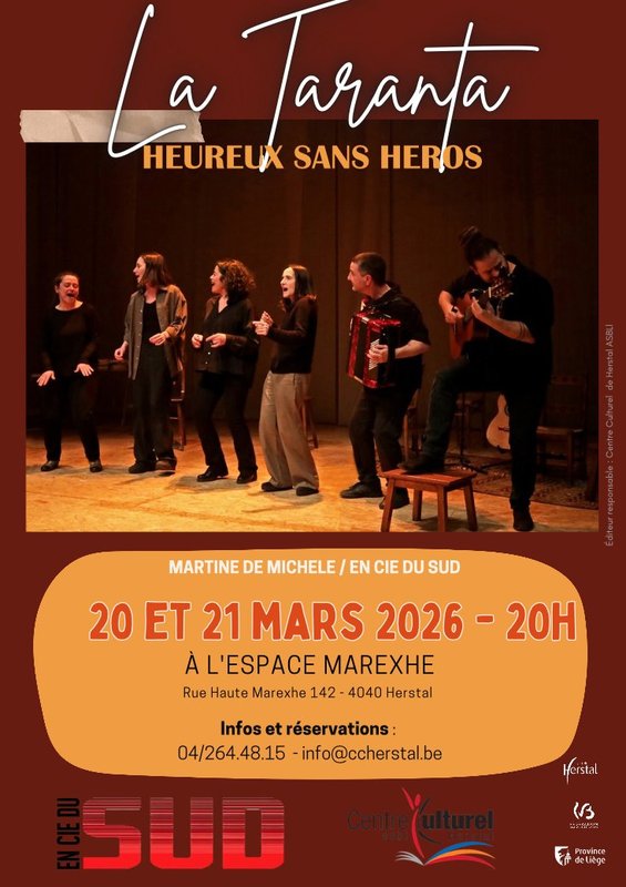 Spectacles Spectacle Taranta - Heureux sans héros 