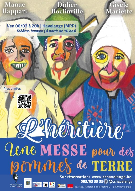 Spectacles L Héritière, messe pour pommes terre