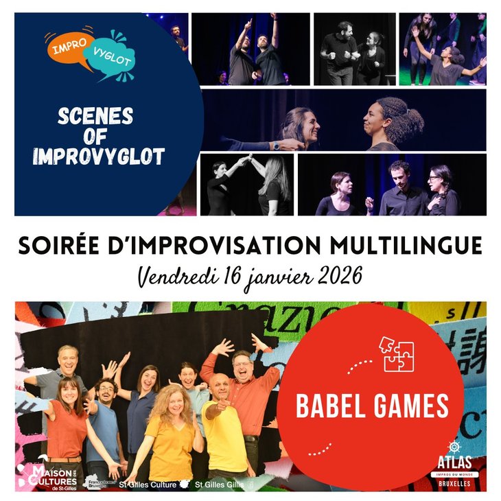 Spectacles Soirée d improvisation multilingue - Atlas impro