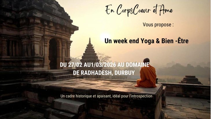 Stages,cours Week-end Yoga bien être