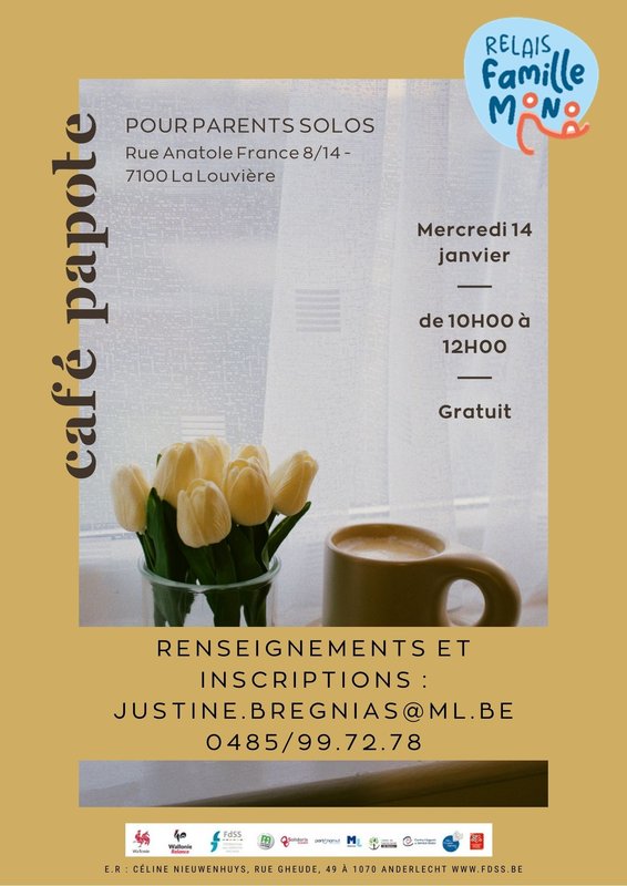Stages,cours [Parents solo Relais Familles Mono] Activité | Café Papote ☕