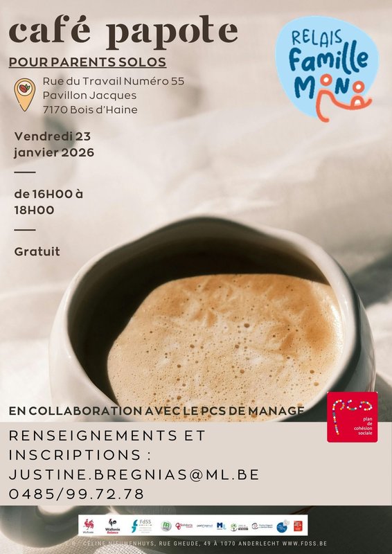 Stages,cours [Parents solo Relais Familles Mono] ActivitÉ | Café Papote ☕