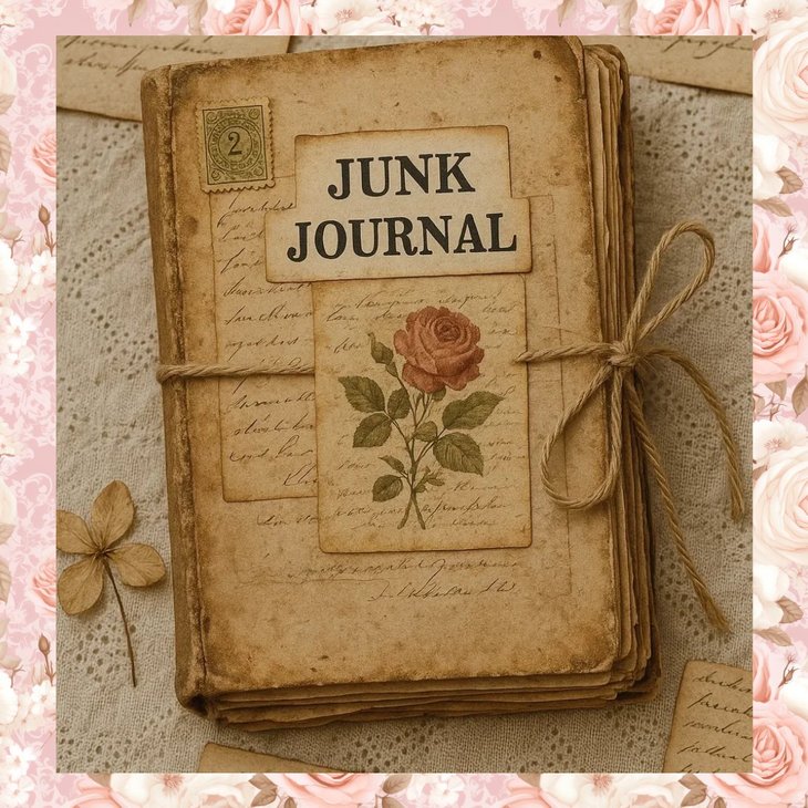 Stages,cours Atelier Junk Journal Créativité & Bonne Humeur ! Thème Valentin autre