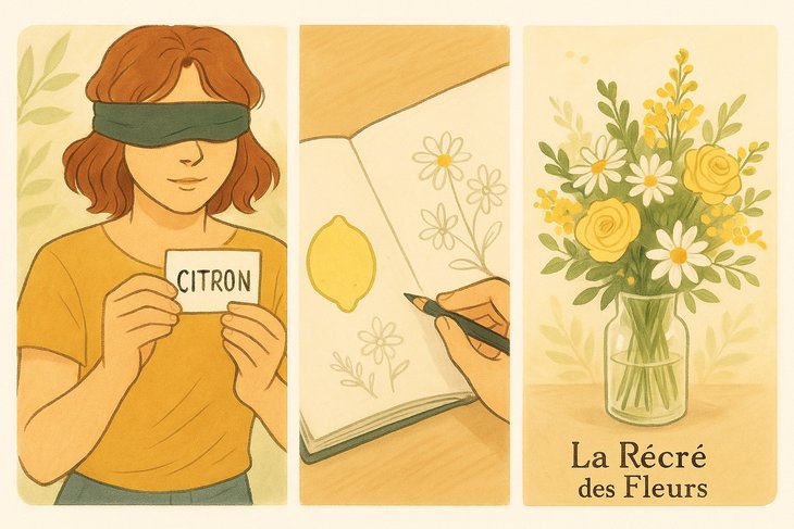 Stages,cours Atelier d art floral pour adultes . Atelier surprise sensoriel