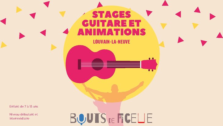 Stages,cours Stage guitare jeux carnaval