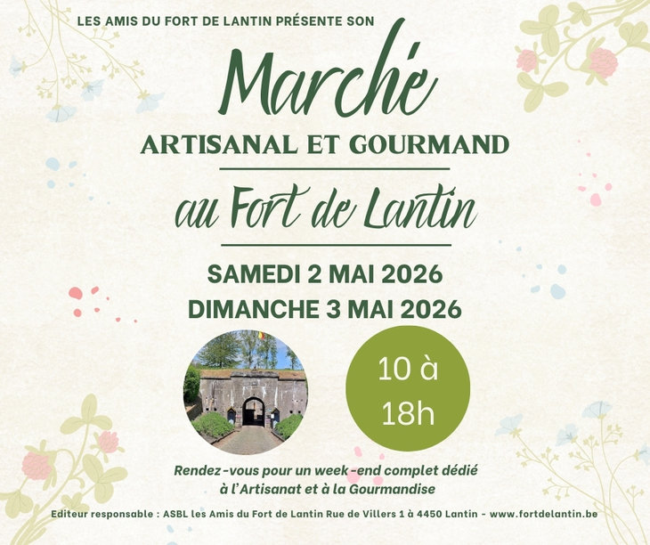 Loisirs Marché Artisanal Gourmand Fort Lantin