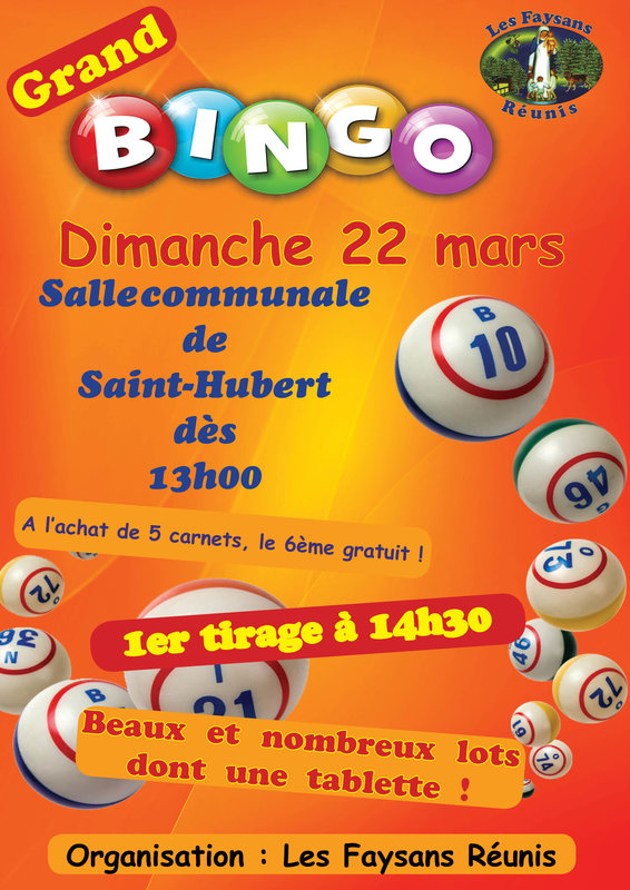 Loisirs Bingo Faysans Réunis