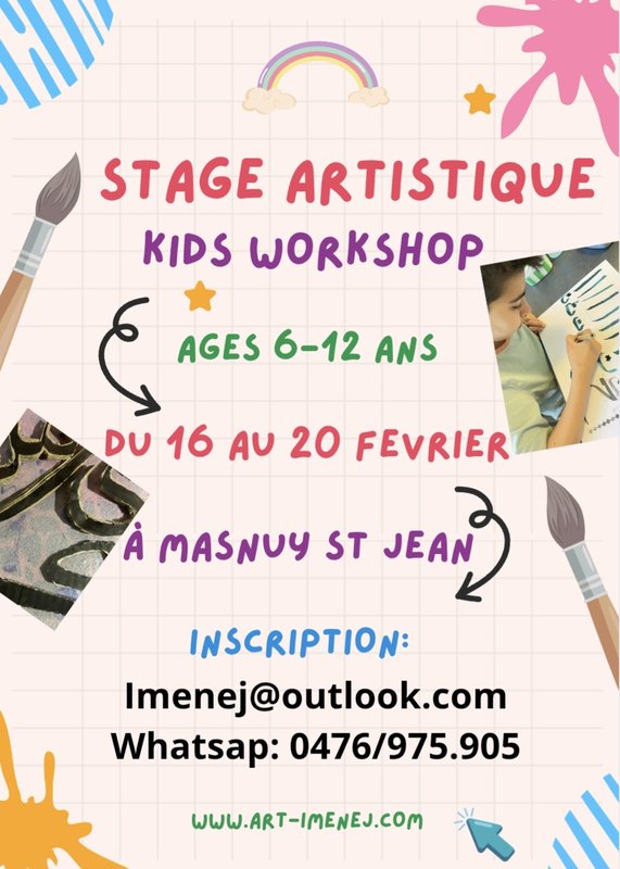 Stages,cours Stage artistique calligraphie/peinture/ sculpture/gravure