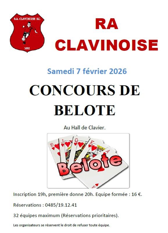 Loisirs Tournoi Belote