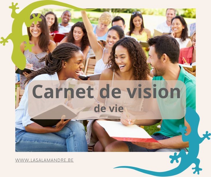 Stages,cours Crée vie - Plan carnet vision