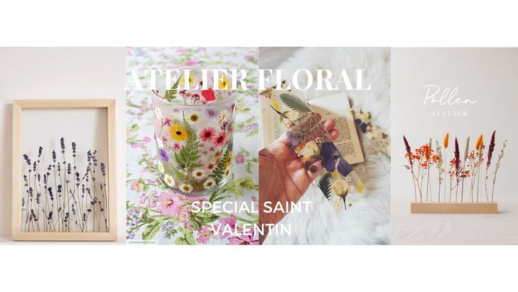 Stages,cours Flower – Spécial Saint-Valentin Pollen Atelier