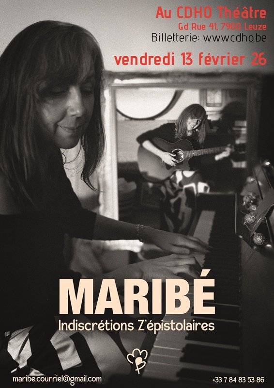 Concerts Maribé concert:  Indiscrétions Z épistolaires 