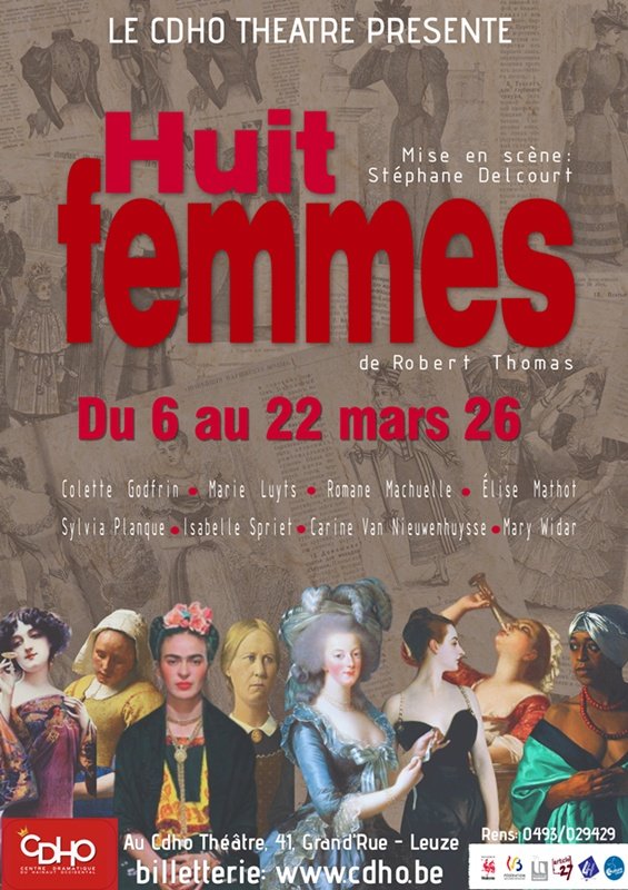 Spectacles Huit femmes Robert Thomas