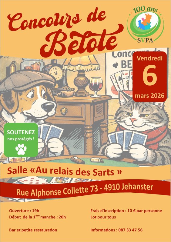 Loisirs Tournoi belote Svpa