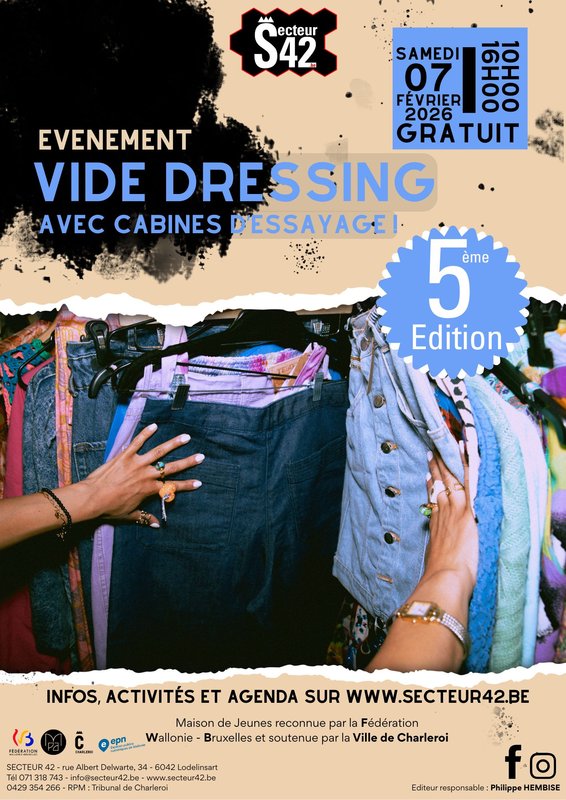 Loisirs 5ème édition Vide Dressing Secteur 42