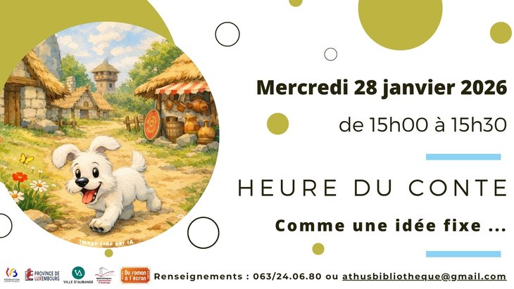 Spectacles Heure conte la bibliothèque d Athus | Comme idée fixe ...