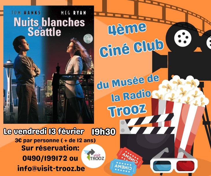 Spectacles Ciné-club Musée la Radio :  Nuits blanches Seattle 