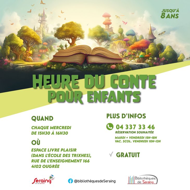 Spectacles Heure conte pour enfants