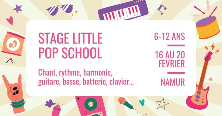 Stages,cours Stage Little School, Let s rock 
