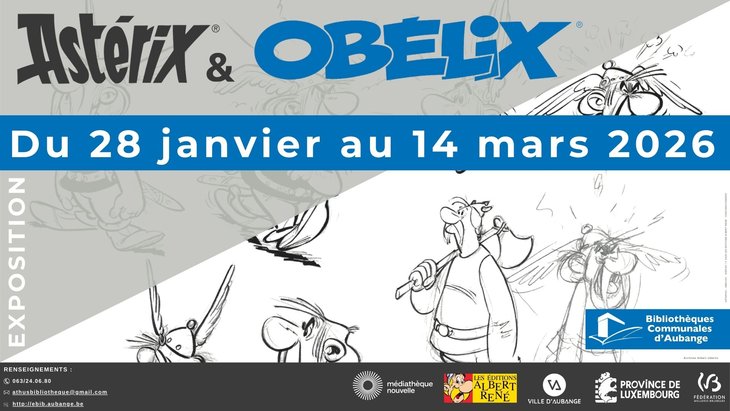 Expositions Exposition la bibliothèque d Athus | Astérix Obélix