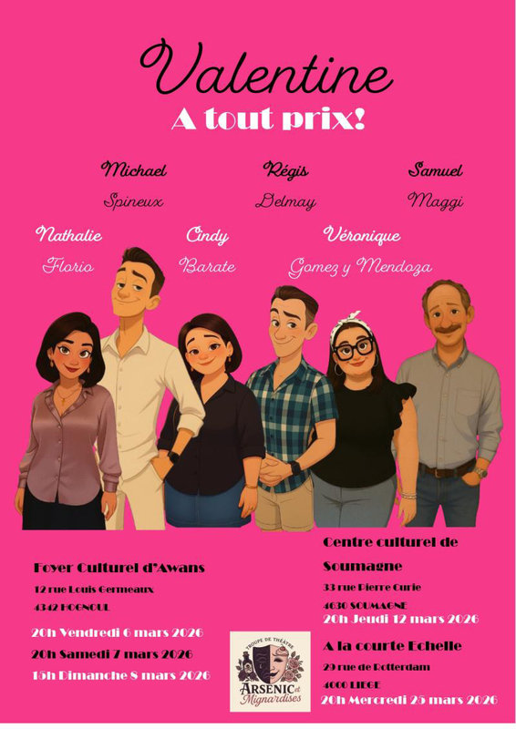 Spectacles  Valentine tout prix  comédie  l amour (vraiment) de limite