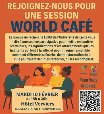 Conférences Session World Café Verviers