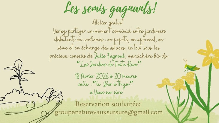 Stages,cours Les semis gagnants.Comment réussir semis.