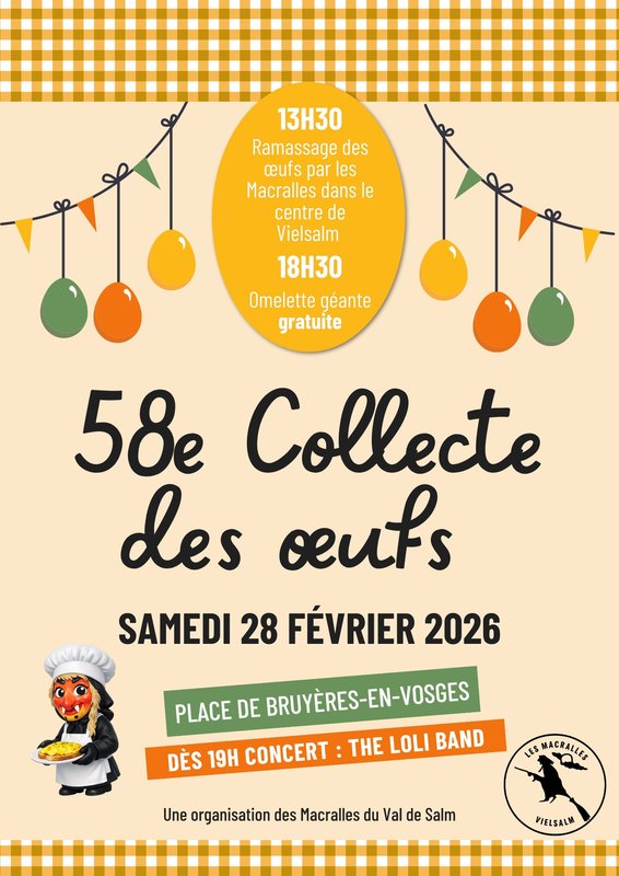 Loisirs 58e Collecte œufs Macralles Val Salm