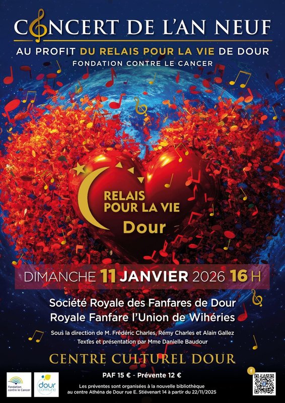 Concerts Concert l An Neuf profit Relais pour Vie