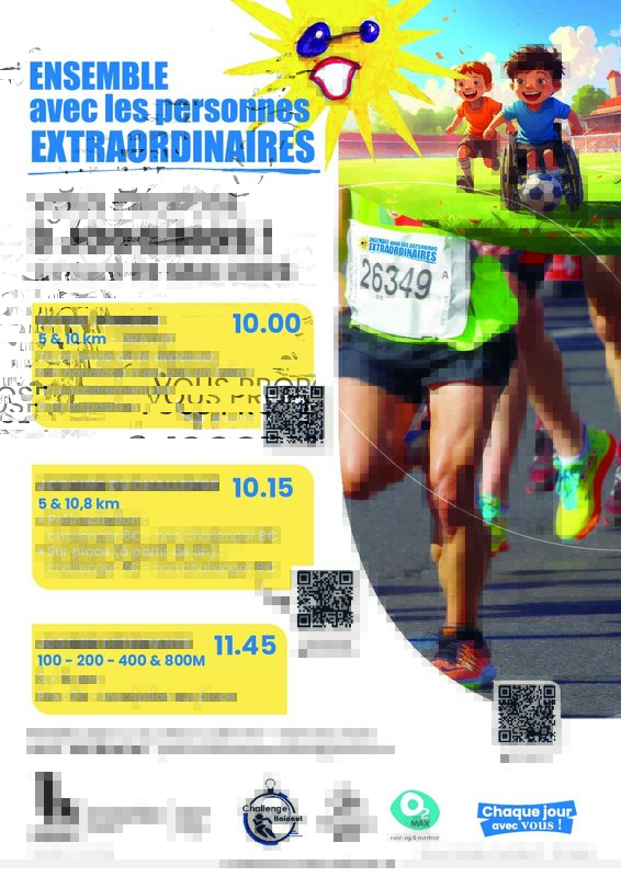 Loisirs Jogging Ensemble avec Personnes Extraordinaires