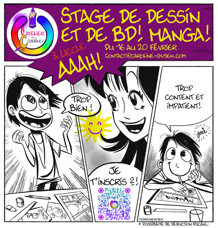 Stages,cours Stage dessin manga
