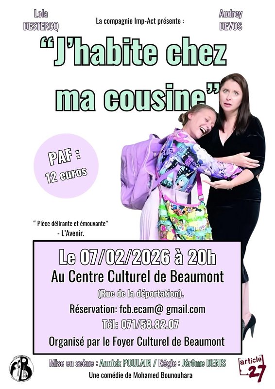 Spectacles J habite chez cousine