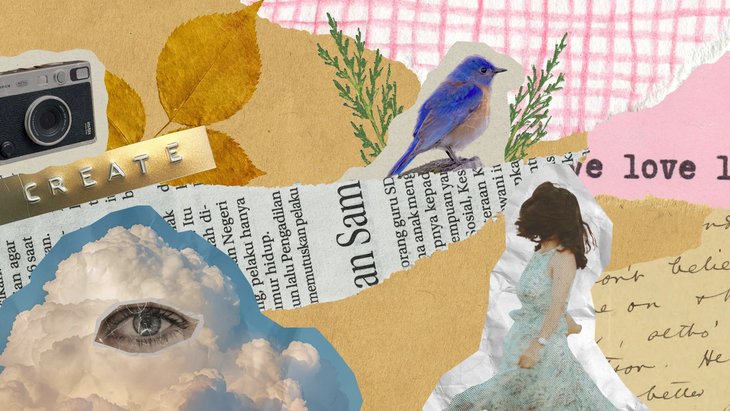 Stages,cours Atelier collage : S ouvrir l année nouvelle