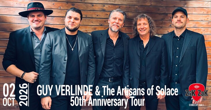 Concerts Guy Verlinde & Artisans Solace 50th Anniversary Tour