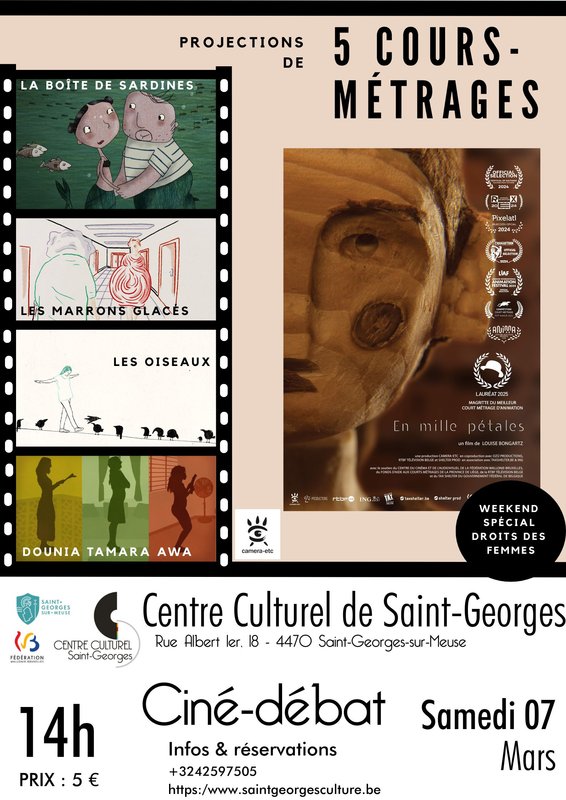 Spectacles Weekend spécial droit femmes - projections 4 courts métrage débat