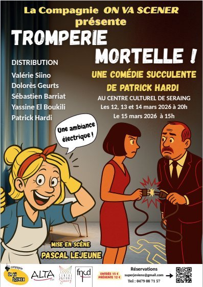 Spectacles Pièce théâtre  Tromperie Mortelle  - Patrick Hardi