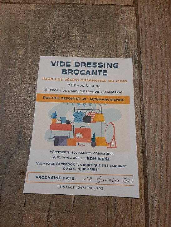  Brocante vide dressing soldé....
