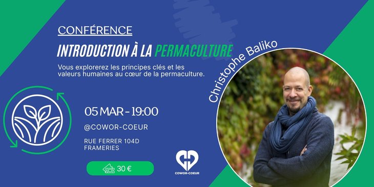 Conférences Conférence :  Introduction la permaculture 