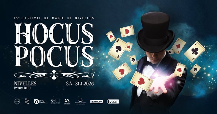 Spectacles Hocus Pocus - Festival Magie Nivelles