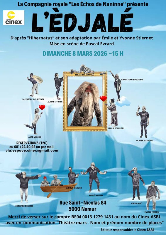 Spectacles Théâtre wallon L édjalé  