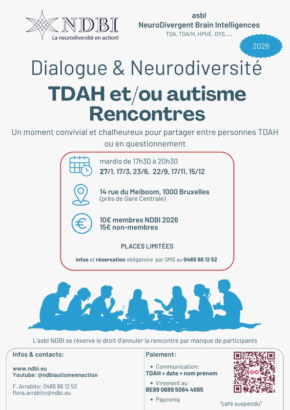 Conférences Rencontres Tdah et/ou autisme