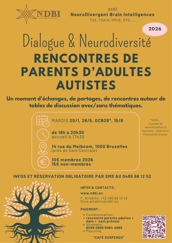 Conférences Rencontres entre Parents d Adultes Autistes