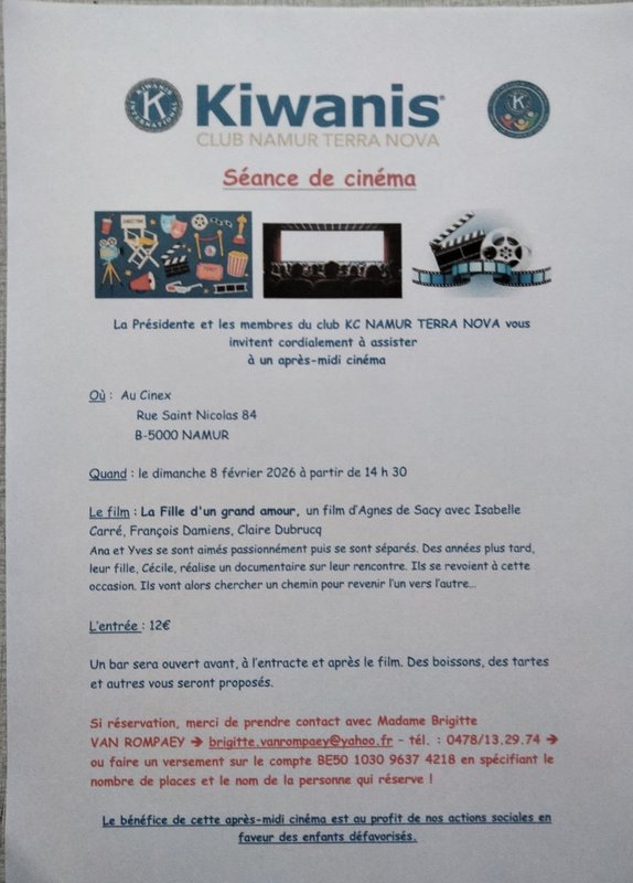 Spectacles Séance cinéma