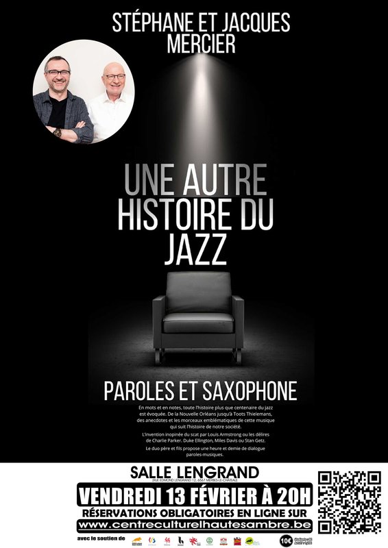 Spectacles « autre histoire Jazz par Stéphane Jacques Mercier