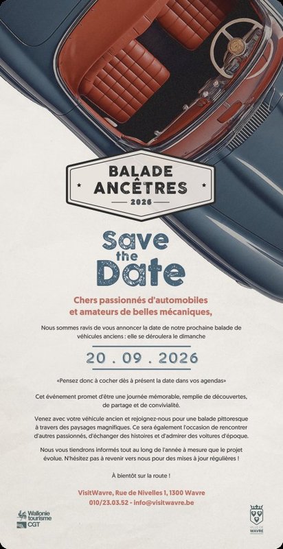 Loisirs Balade d ancêtres (Save Date)