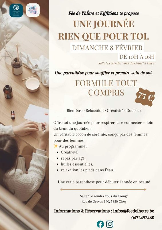 Stages,cours 1 journée rien pour toi