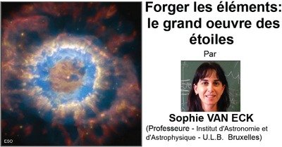 Conférences Forger éléments : grand oeuvre étoiles
