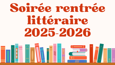 Conférences Soirée rentrée littéraire -2026